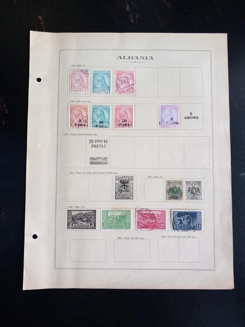 Prophila Collection 64 pagine nere, album di francobolli, copertina rossa imbottita